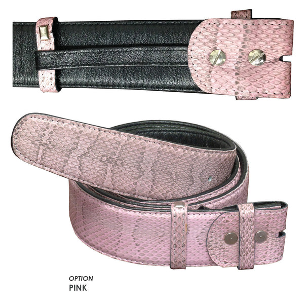 The Grip Master XOTICS Water Snake 1.5" Leather Belt