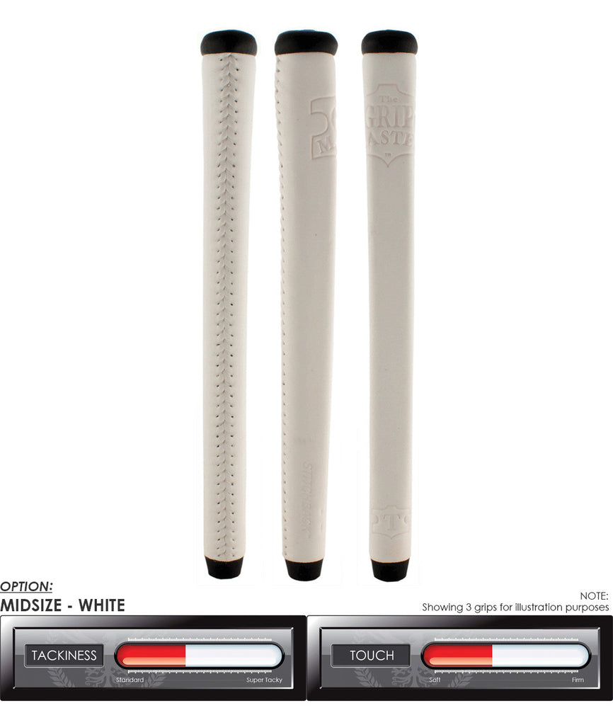 Grip De Putter The Grip Master Hybrid Dual FL27 - Cabretta Blanc/rouge - Neuf