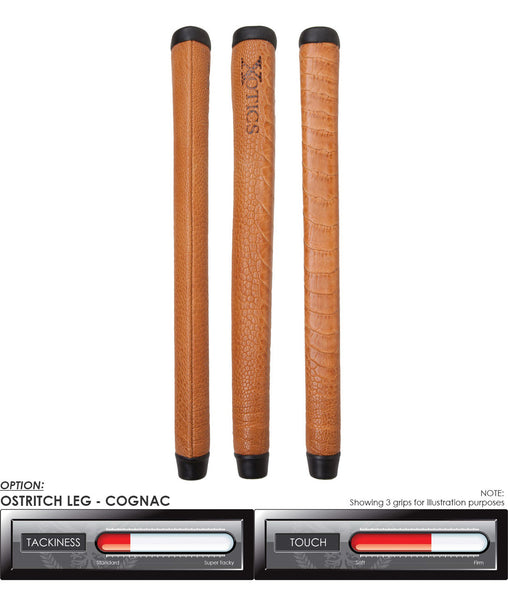 The Grip Master XOTICS Ostritch Putter Sewn